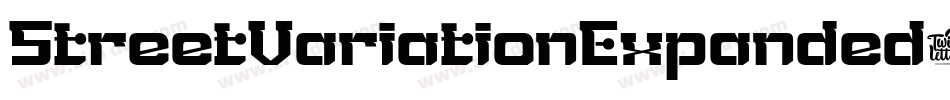 StreetVariationExpanded-RP6字体转换
