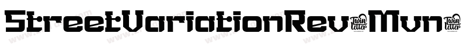 StreetVariationRev-Mvn字体转换