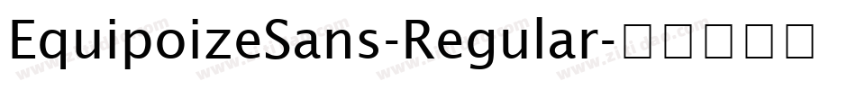 EquipoizeSans-Regular字体转换