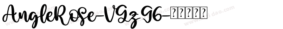 AngleRose-VGz96字体转换