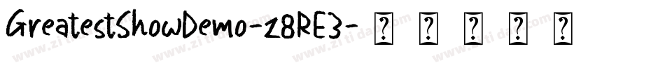 GreatestShowDemo-z8RE3字体转换