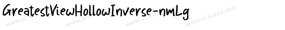 GreatestViewHollowInverse-nmLg字体转换