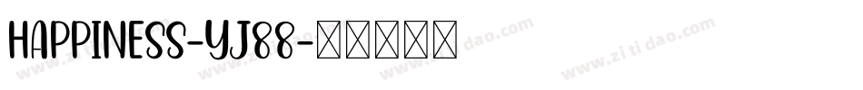 Happiness-Yj88字体转换