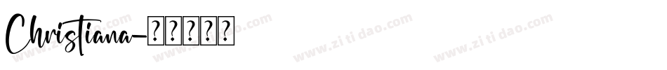 Christiana字体转换