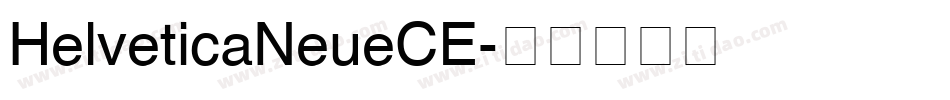 HelveticaNeueCE字体转换