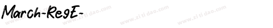 March-Re9E字体转换
