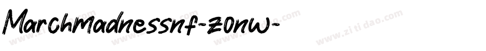 Marchmadnessnf-z0nw字体转换