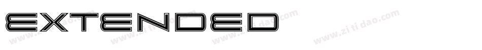 Extended字体转换