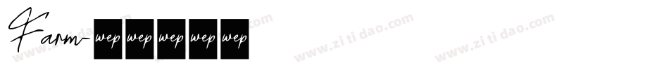 Farm字体转换