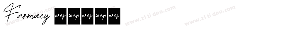 Farmacy字体转换