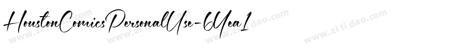 HoustonComicsPersonalUse-6Yea1字体转换
