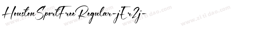 HoustonSportFreeRegular-jEr2j字体转换