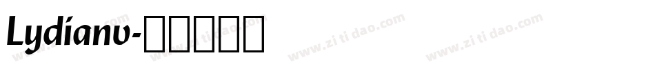 Lydianv字体转换