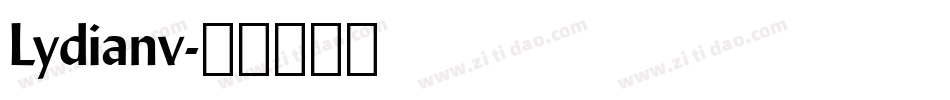 Lydianv字体转换