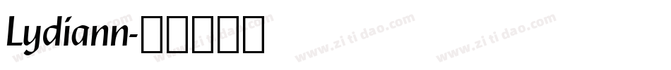 Lydiann字体转换