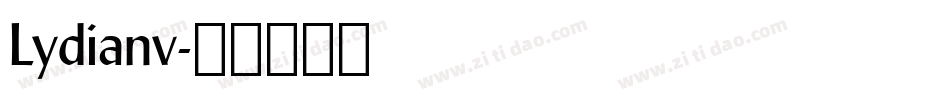 Lydianv字体转换