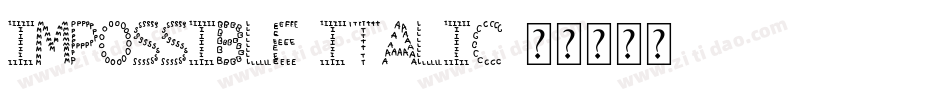 Impossible-Italic字体转换