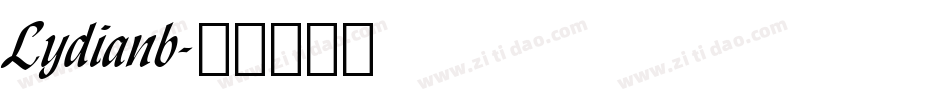Lydianb字体转换