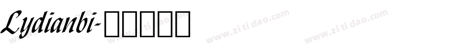 Lydianbi字体转换