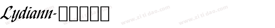 Lydiann字体转换