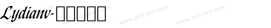 Lydianv字体转换