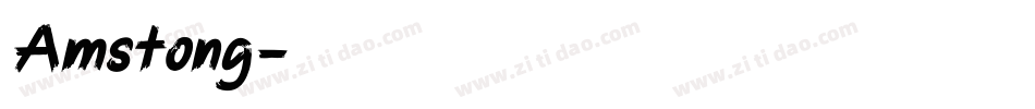 Amstong字体转换