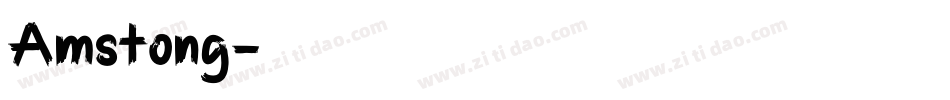 Amstong字体转换