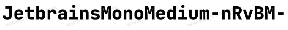 JetbrainsMonoMedium-nRvBM字体转换