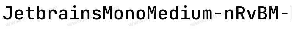 JetbrainsMonoMedium-nRvBM字体转换