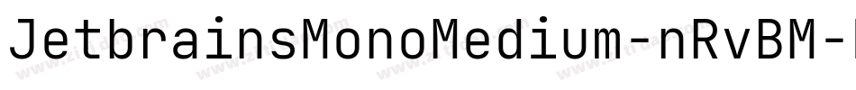 JetbrainsMonoMedium-nRvBM字体转换