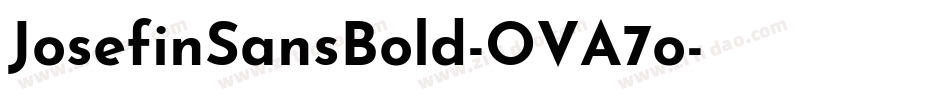 JosefinSansBold-OVA7o字体转换