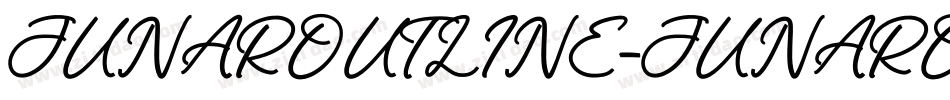 JUNAROUTLINE-JUNAROUTLINE字体转换