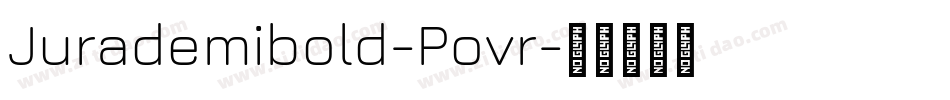 Jurademibold-Povr字体转换