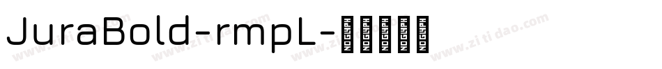 JuraBold-rmpL字体转换