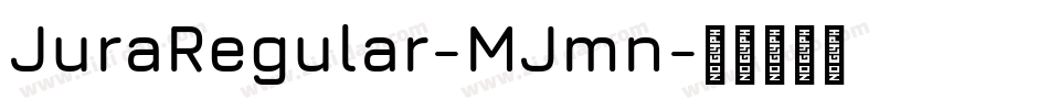 JuraRegular-MJmn字体转换