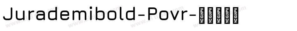 Jurademibold-Povr字体转换