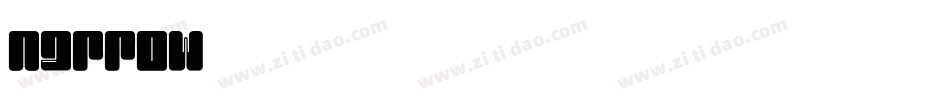 narrow字体转换
