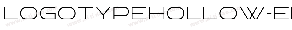 LogotypeHollow-EDVg字体转换