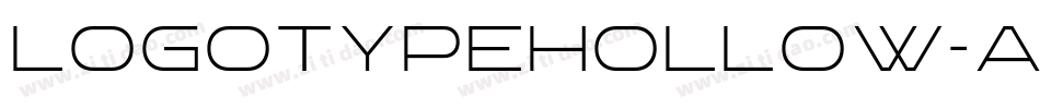 LogotypeHollow-am9J字体转换