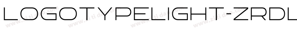 LogotypeLight-Zrdl字体转换
