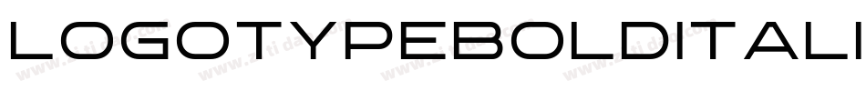 LogotypeBoldItalic-eXEO字体转换
