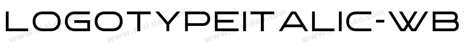 LogotypeItalic-WBw9字体转换