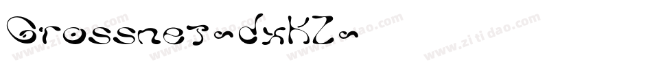Grossnet-dxKZ字体转换