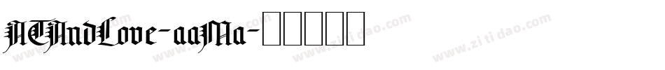ATAndLove-aaMa字体转换