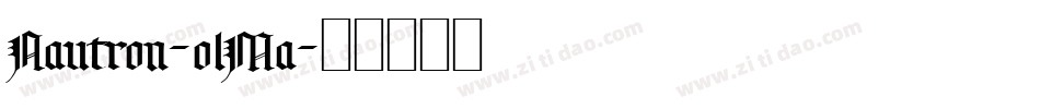 Nautron-olMa字体转换