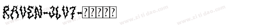 Raven-jLv7字体转换