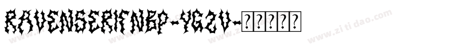 RavenSerifNbp-yGzV字体转换