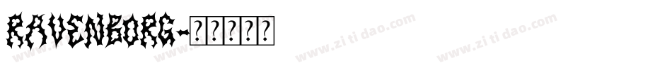 Ravenborg字体转换