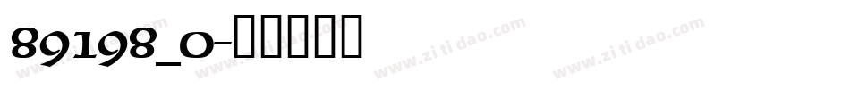 89198_0字体转换