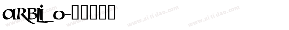 ARBLI_0字体转换
